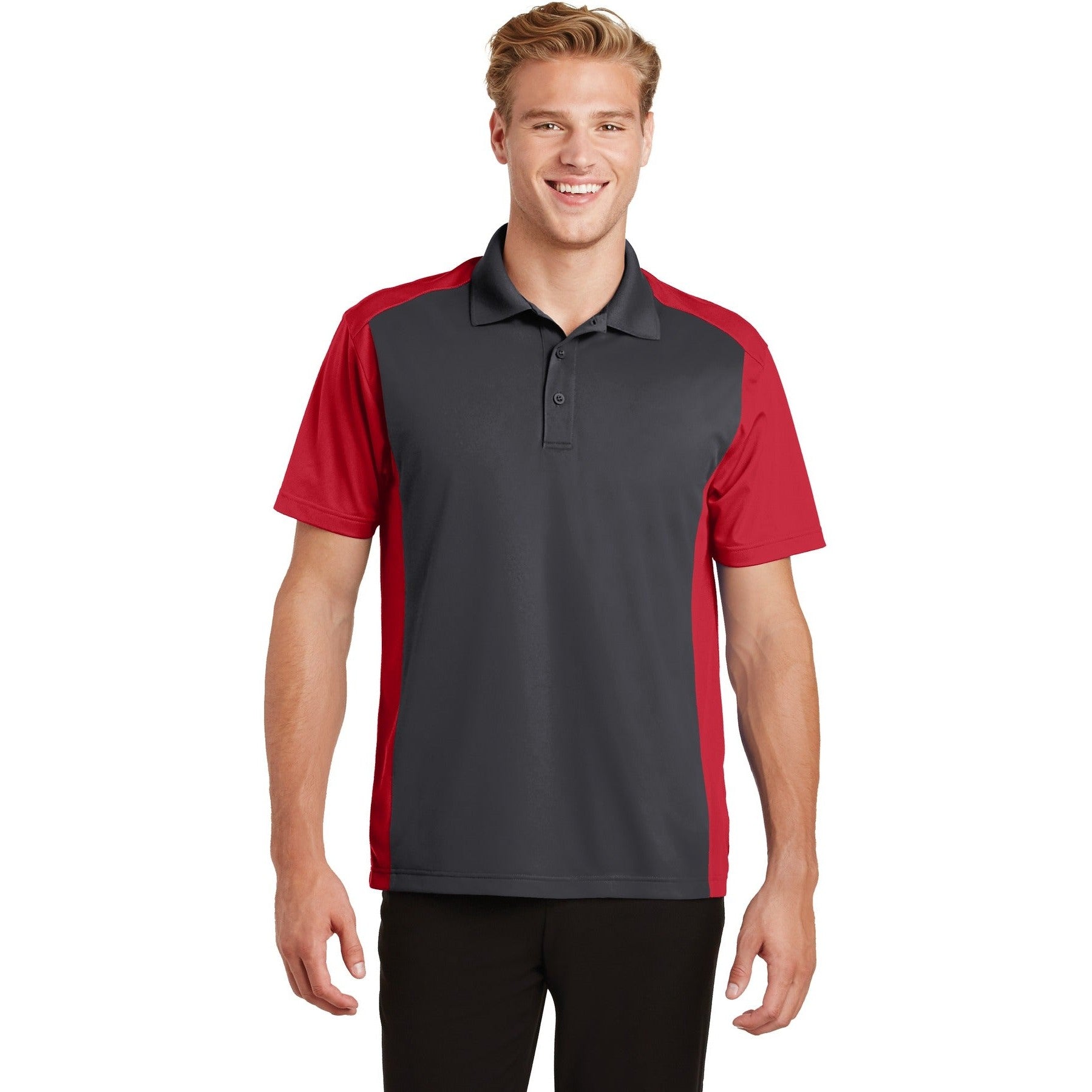 Sport-Tek-Sport-Tek® Colorblock Micropique Sport-Wick® Polo. ST652-MedTech-6